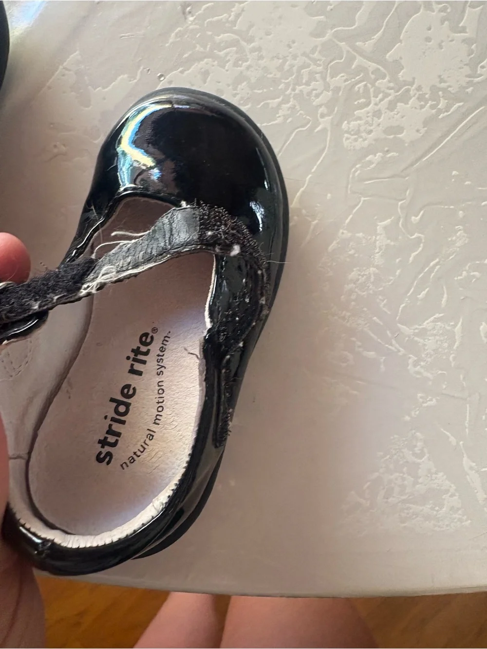 Stride Rite Black Patent Mary Jane Dress Shoes